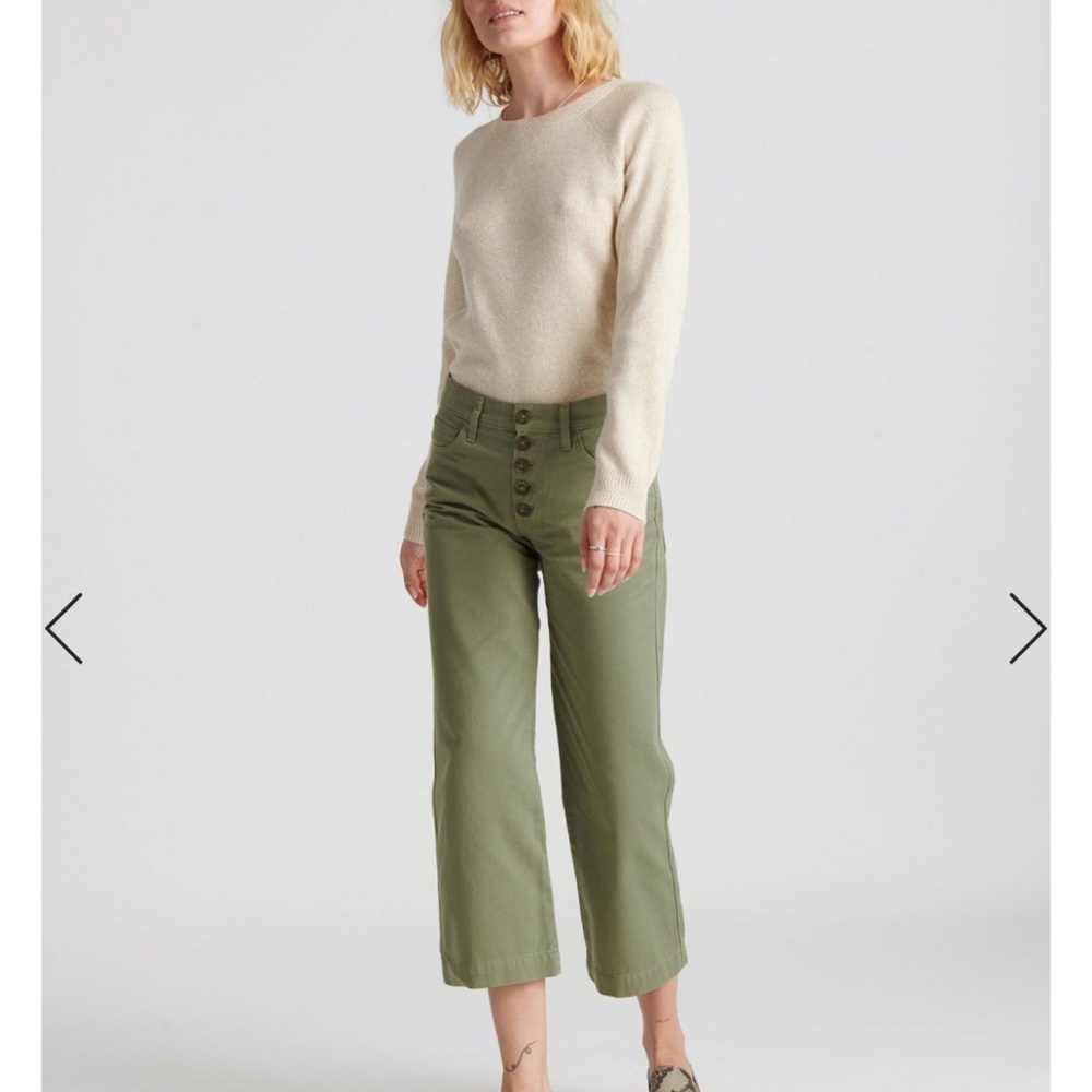 LuckyMid Rise Crop Wide Leg Jean SOLD OUT